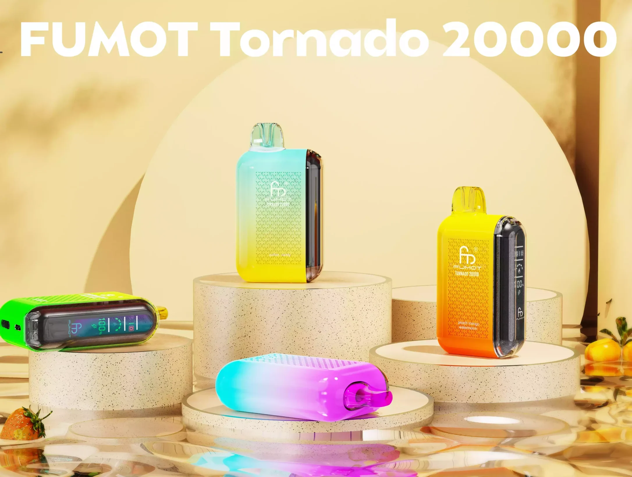 Fumot RandM Tornado 20000 20K Puffs Disposable Vape Electric Cigarette