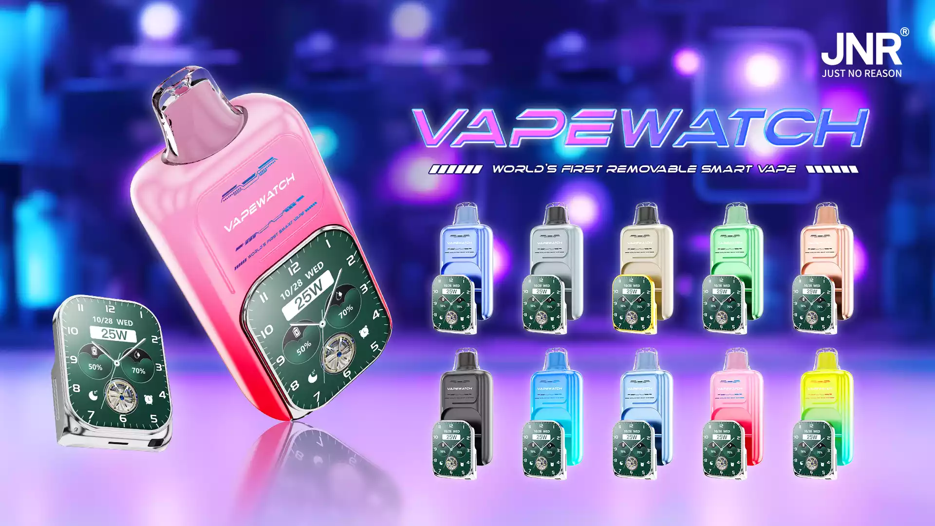 JNR VapeWatch 30000 Puffs 5% Nicotine 30K Disposable Vapes Electric Cigarette