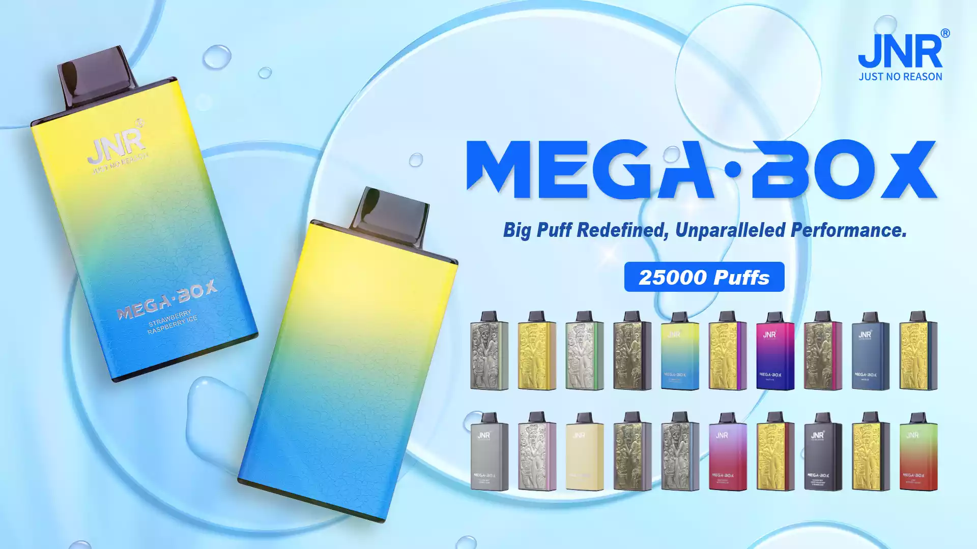 Jnr Mega Box 25000 Puffs 25K Disposable Vapes Electric Cigarette