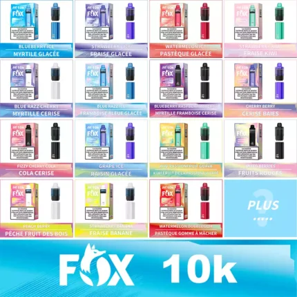 JNR Fox 10K Puffs Prefilled Pod Vape Kit 10000 Puffs E-Cig 20mg