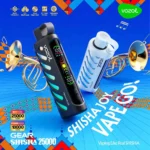 Vozol Gear Shisha 25000 Puffs 5mg Nicotine 25K Disposable Vapes Electric Cigarette